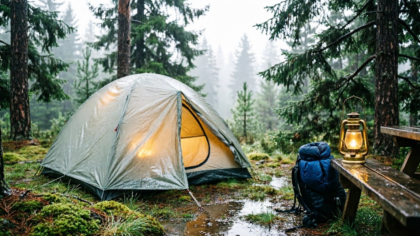 Camping in the Rain: 15 Tips to Stay Dry, Safe & Comfortable