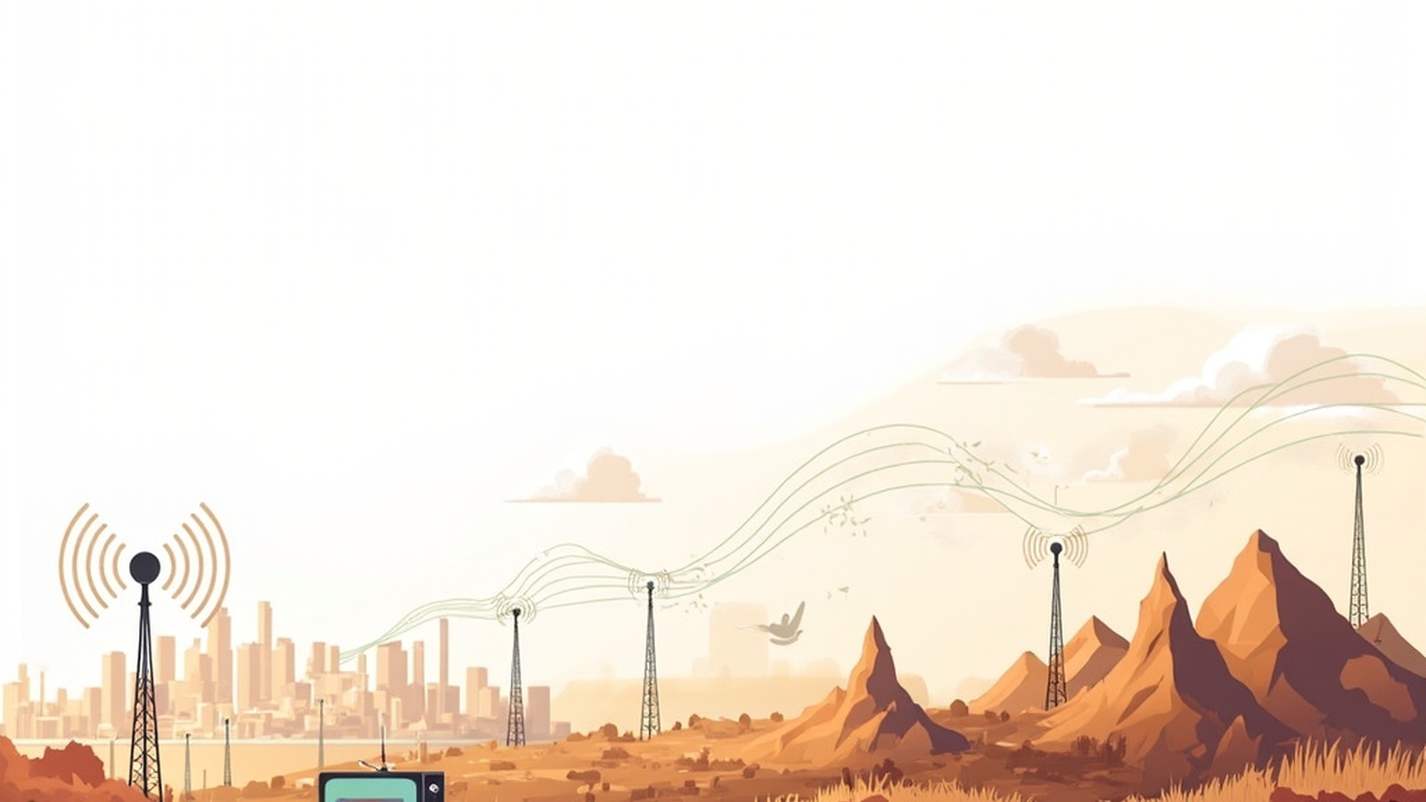 Antenna reception range by location type